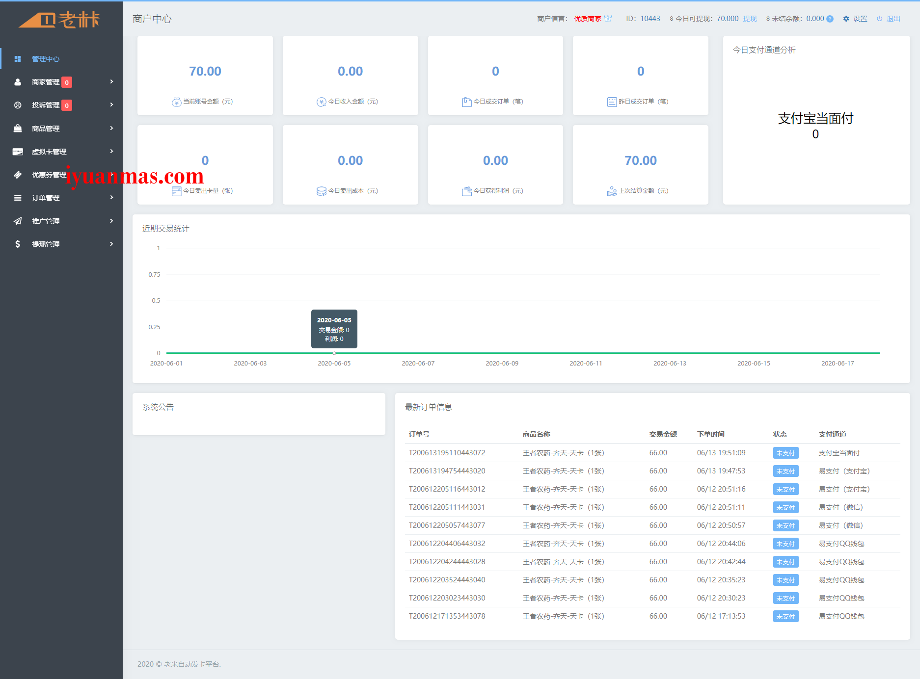 最新知宇发卡系统二开API代销 系统全开源 PHP源码 第2张