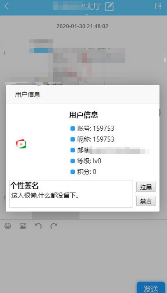 PHP仿QQ界面的响应式在线聊天系统源码 PHP源码 第3张