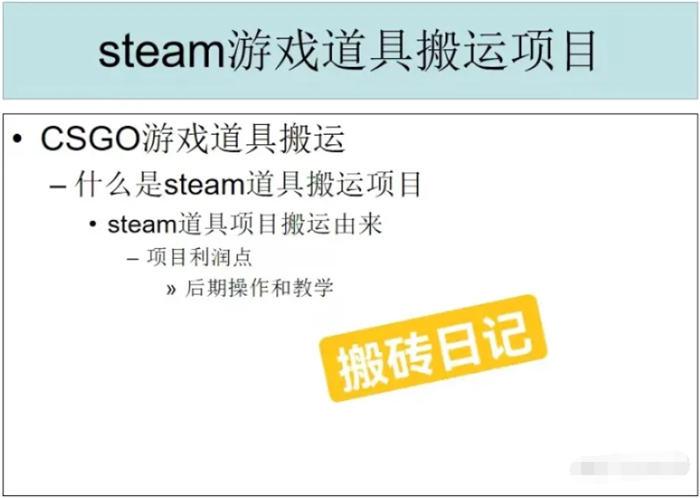 在家做Steam搬砖项目全套项目讲解 随便写写 第3张