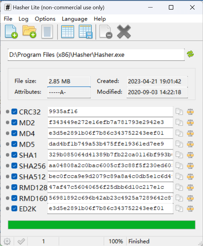 Hasher Lite v4.1.0.2 Beta 文件哈希生成器 实用软件 第1张