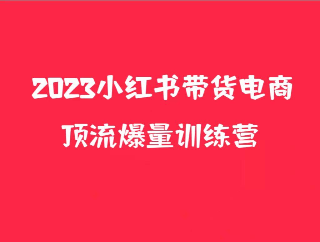 小红书电商爆量训练营，月入3W+！可复制的独家养生花茶系列玩法 自学教程 第1张